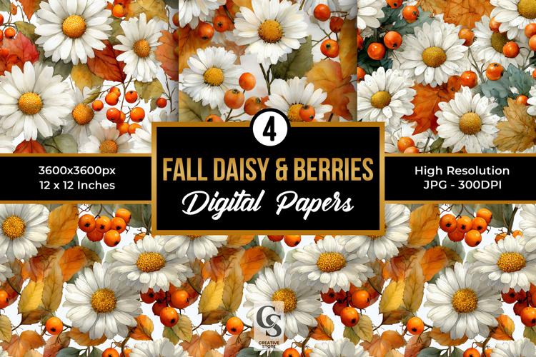 Fall Flowers Clipart Image 13