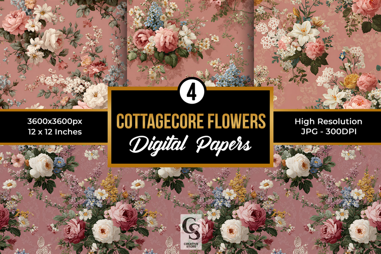 Floral Seamless Pattern Image 2