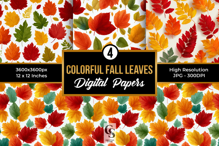 Fall Seamless Pattern Image 11