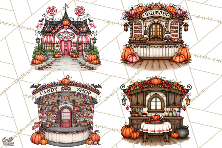 Monster Munchkins Halloween Backgrounds And Scenes PNG