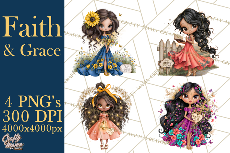 Christian Encouragement Girls PNG Clipart, Faith & Hope