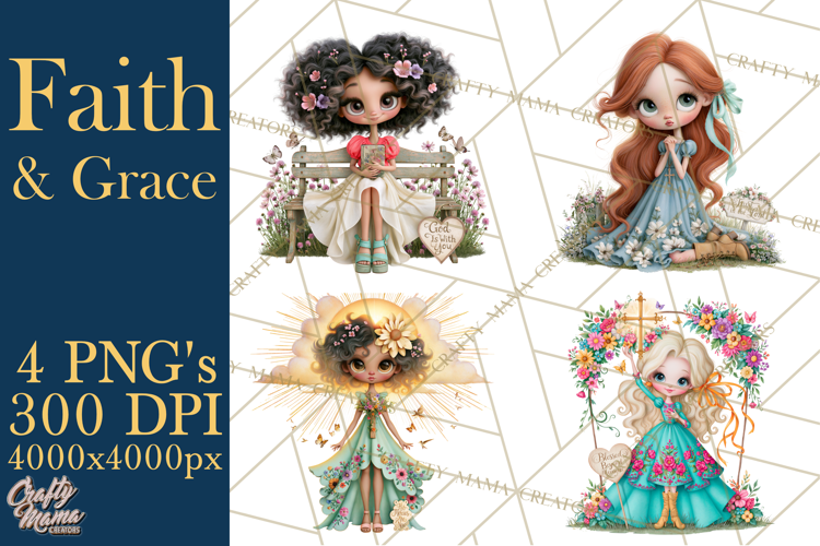 Christian Encouragement Girls PNG Clipart, Faith & Hope