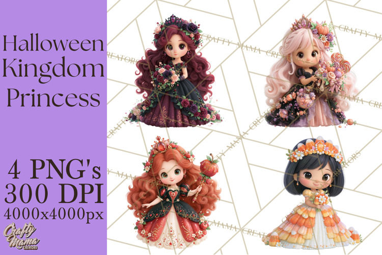 Halloween Princess PNG Clipart