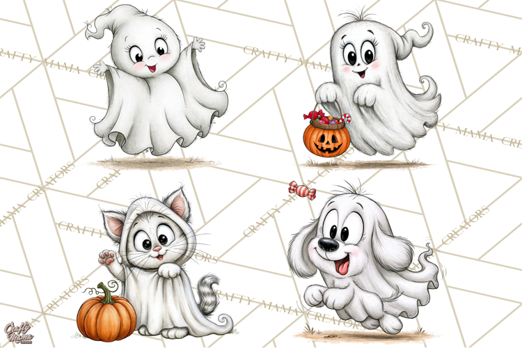 Halloween Monster Munchkins In Action PNG