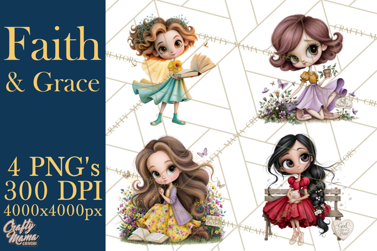Christian Encouragement Girls PNG Clipart, Faith & Hope