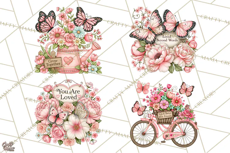 Friendship Butterfly Clipart PNG | Inspirational Quotes