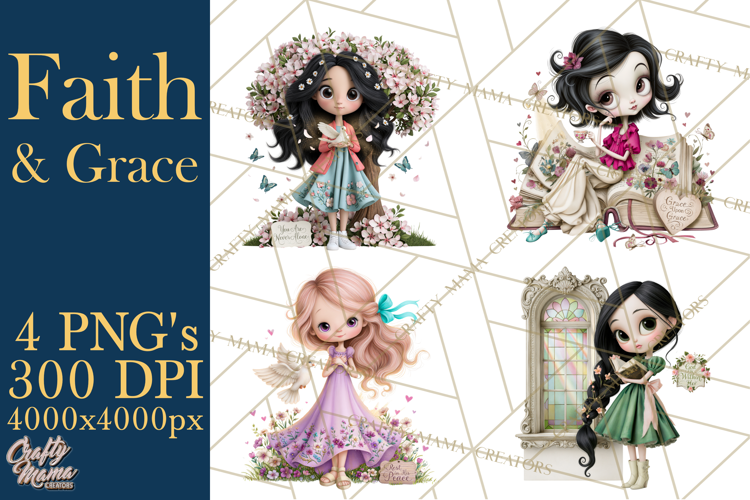 Christian Encouragement Girls PNG Clipart, Faith & Hope