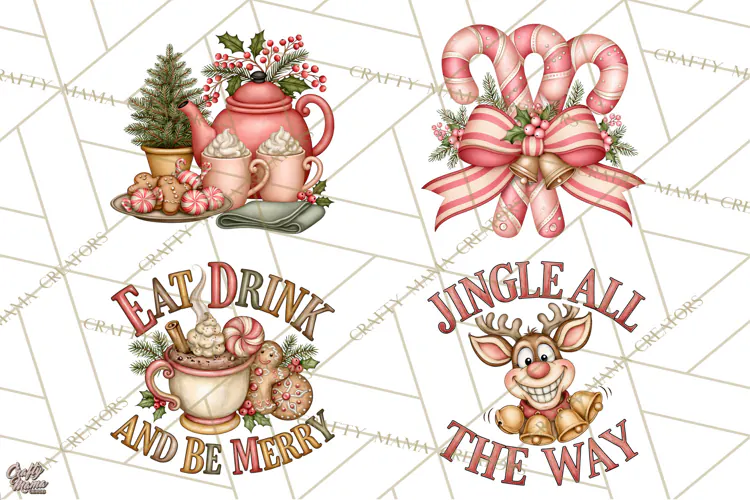 Heartwarming Holiday Clipart | Christmas PNG Files