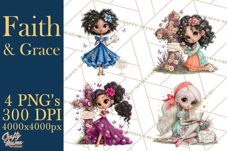Christian Encouragement Girls PNG Clipart, Faith & Hope