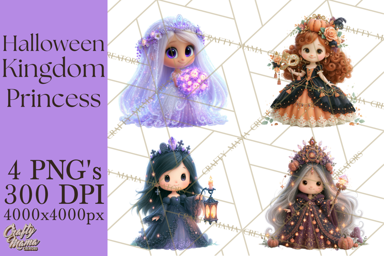 Halloween Princess PNG Clipart