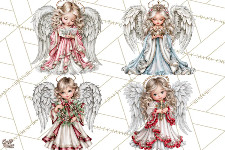 Christian Christmas Angel Clipart PNG