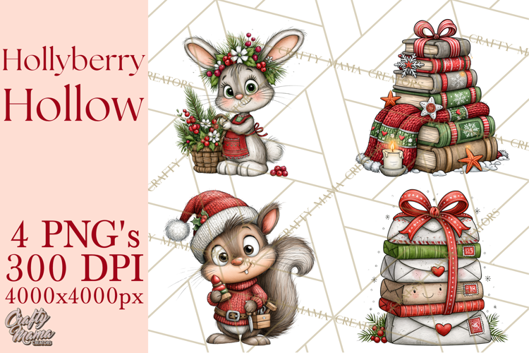 Hollyberry Hollow Christmas Village PNG Clipart