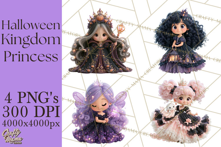 Halloween Princess PNG Clipart