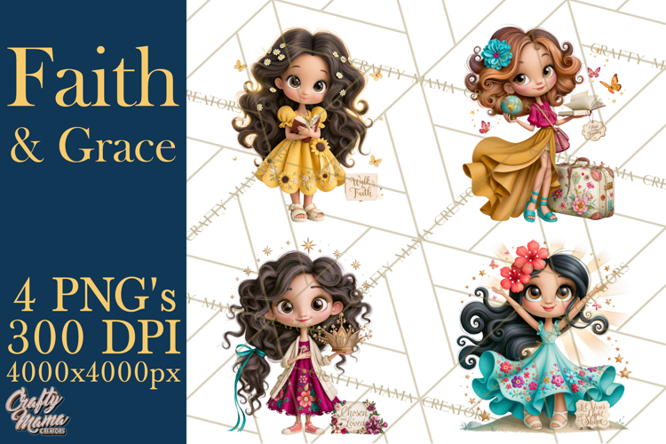 Christian Encouragement Girls PNG Clipart, Faith & Hope