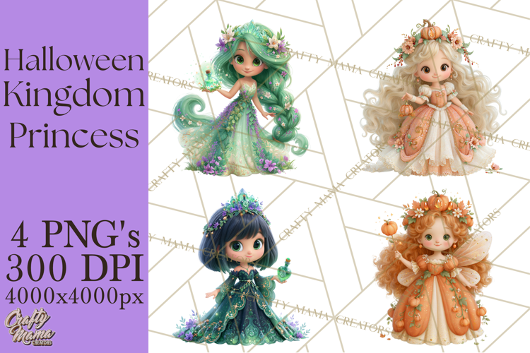 Halloween Princess PNG Clipart