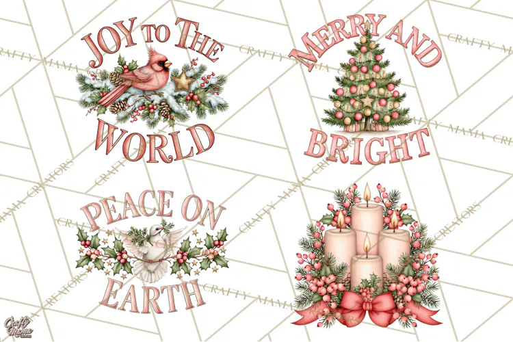 Heartwarming Holiday Clipart | Christmas PNG Files