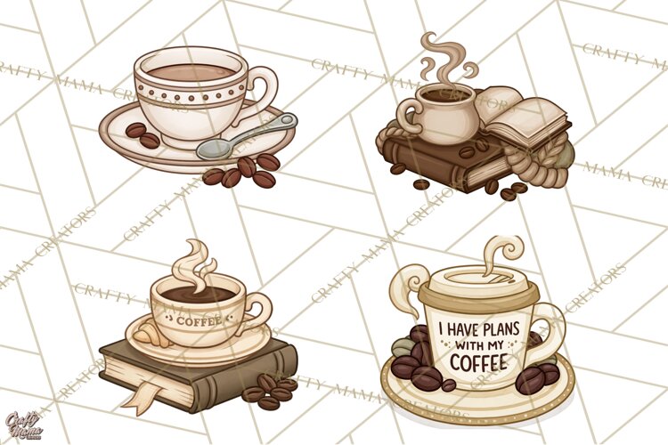 Sarcastic Coffee Clipart, Funny Coffee PNG example image 1