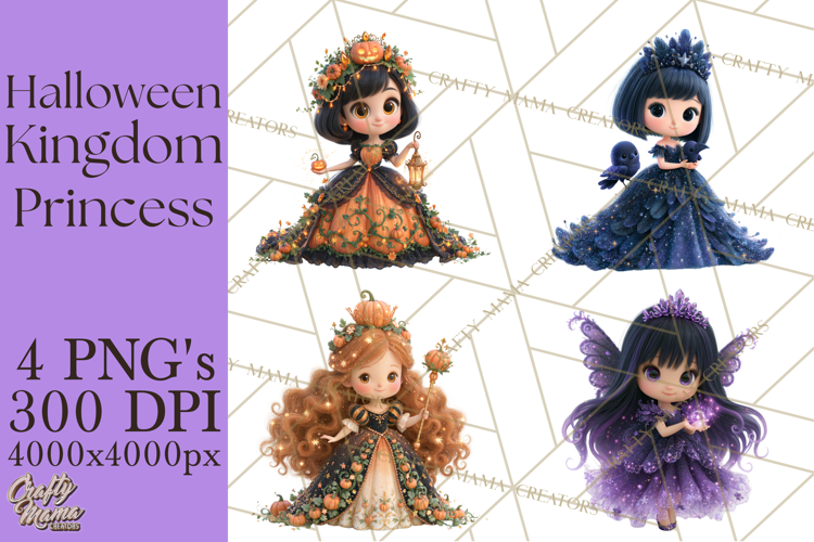 Halloween Princess PNG Clipart