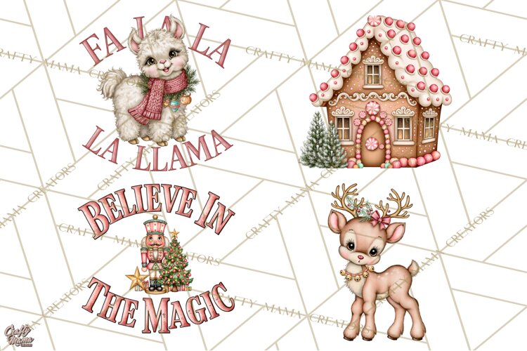 Heartwarming Holiday Clipart | Christmas PNG Files example image 1