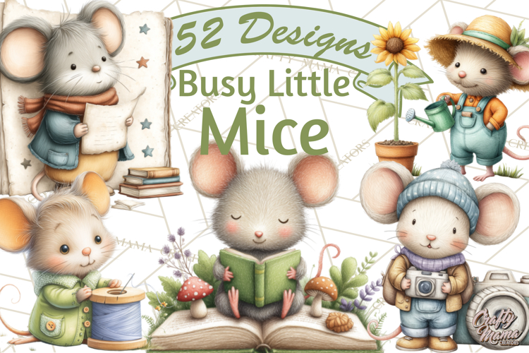 Mischievous Mouse Occupation Clipart PNG