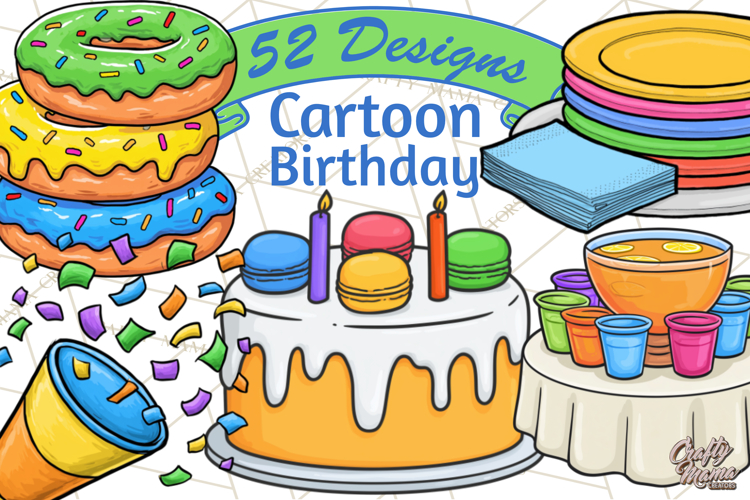 Birthday Party Clipart PNG Graphics, Birthday PNG
