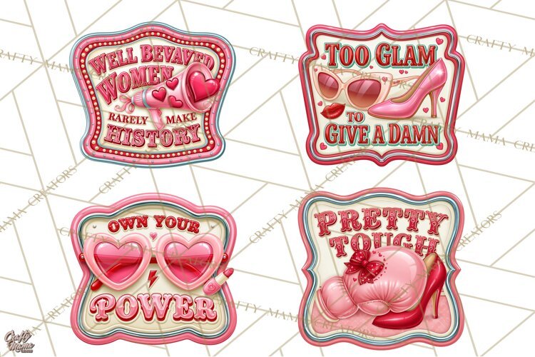 Girl Power Retro Diner Sign PNG Clipart example image 1