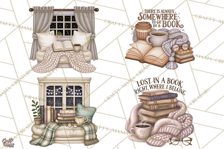 Reading Escape Clipart PNG | Inspirational Png example image 1