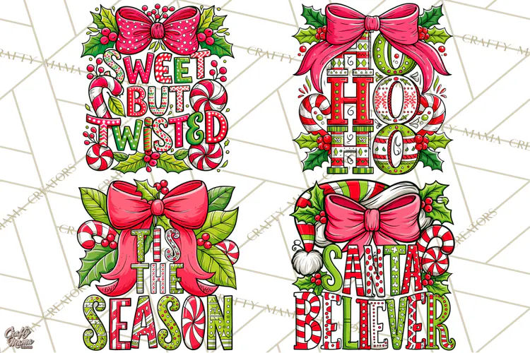 Whimsical Christmas Shirt Graphic PNG Holiday Doodle Quote