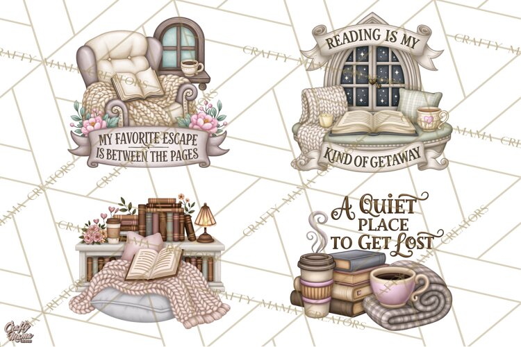 Reading Escape Clipart PNG | Inspirational Png example image 1