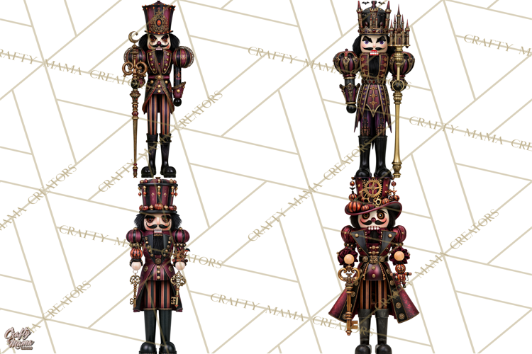Halloween Nutcracker Clipart PNG, Gothic Nutcracker