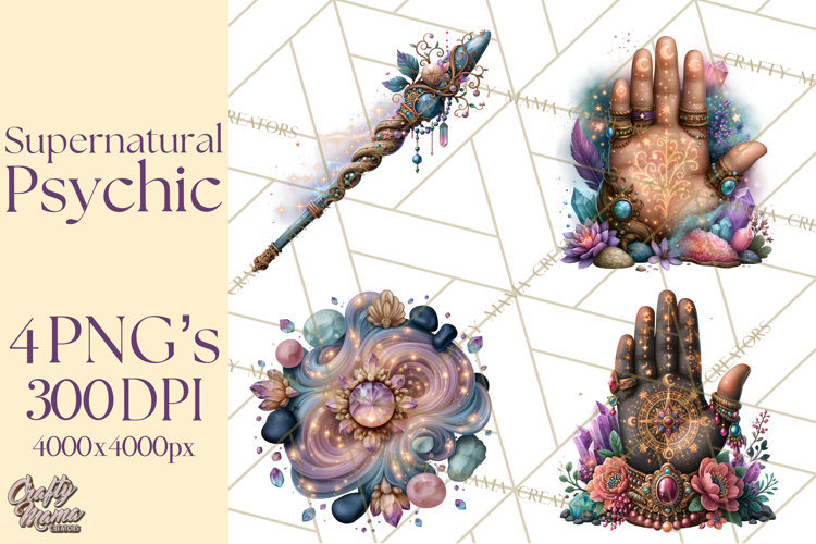 Witch Psychic Gothic Supernatural Clipart PNG