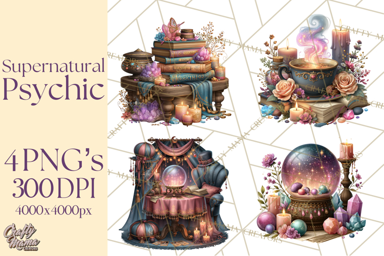 Witch Psychic Gothic Supernatural Clipart PNG