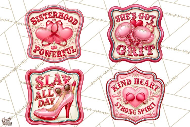 Girl Power Retro Diner Sign PNG Clipart example image 1