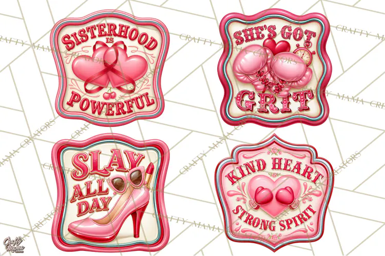 Girl Power Retro Diner Sign PNG Clipart