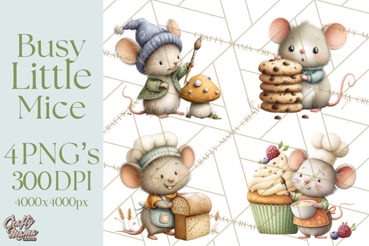 Mischievous Mouse Occupation Clipart PNG