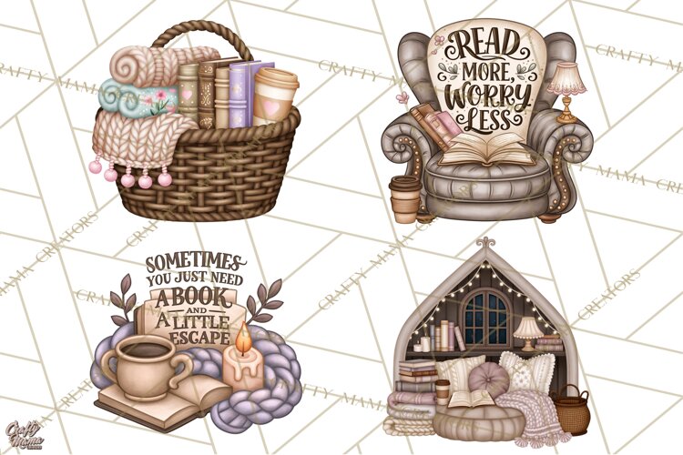 Reading Escape Clipart PNG | Inspirational Png example image 1