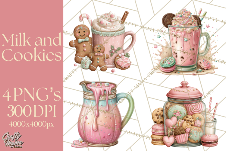 Milk Cookies Candy Chocolate Dessert Clipart PNG