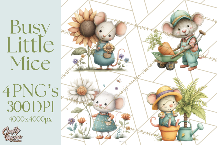 Mischievous Mouse Occupation Clipart PNG