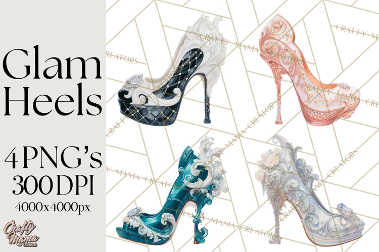 Glam High Heel Shoes PNG Clipart Luxury Fashion Heels