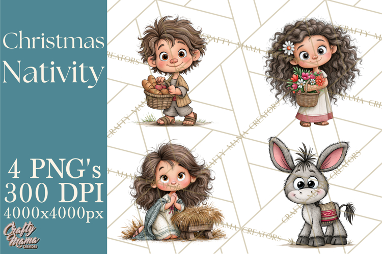 Christian Christmas Nativity PNG Clipart