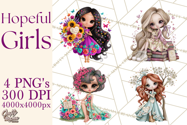 Encouragement Girls PNG Clipart, Inspirational Hope
