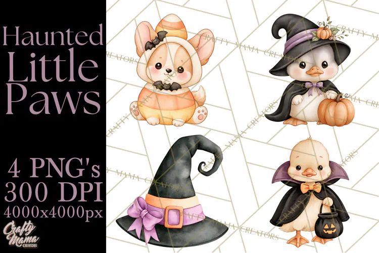 Halloween Costume Animals PNG