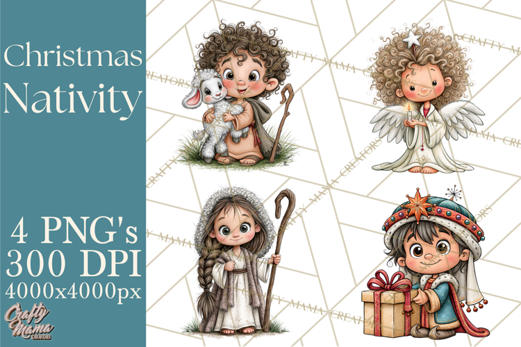 Christian Christmas Nativity PNG Clipart