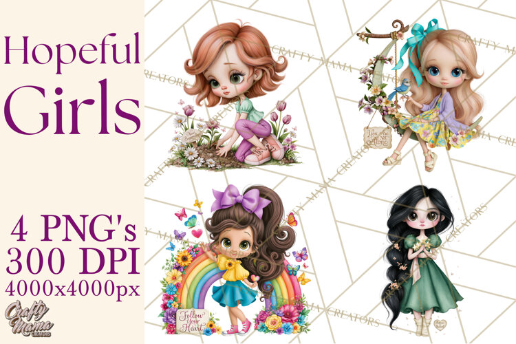 Encouragement Girls PNG Clipart, Inspirational Hope example image 1