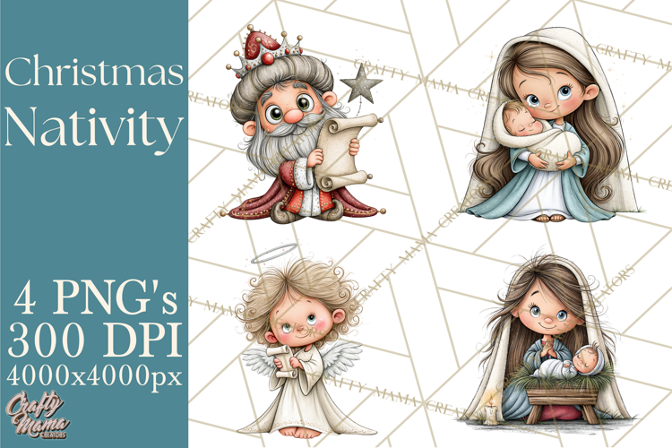 Christian Christmas Nativity PNG Clipart