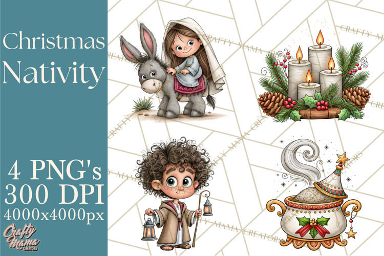 Christian Christmas Nativity PNG Clipart