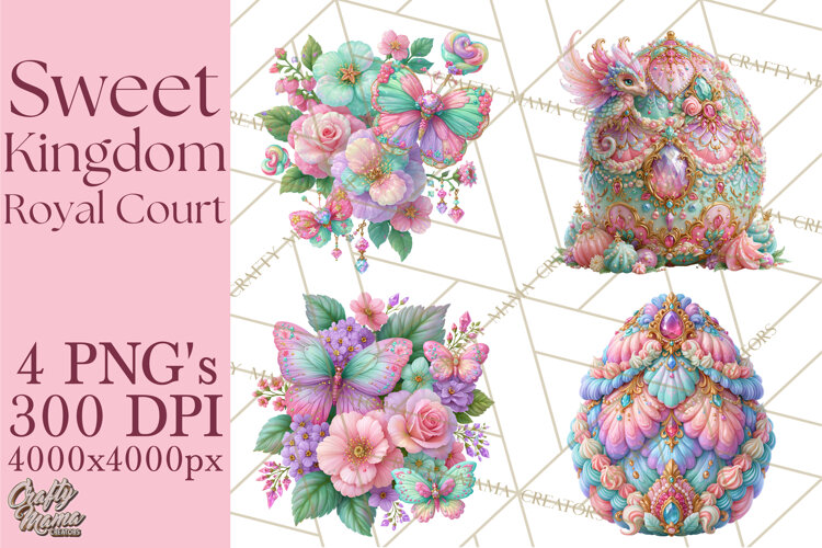Sweet Kingdom Royal Characters PNG Clipart example image 1