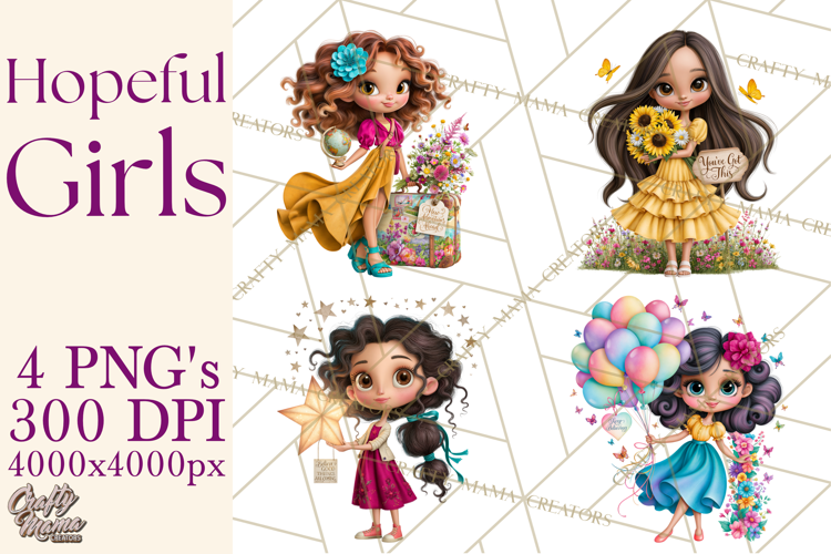 Encouragement Girls PNG Clipart, Inspirational Hope