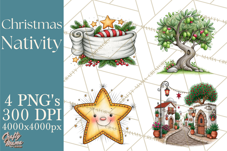 Christian Christmas Nativity PNG Clipart