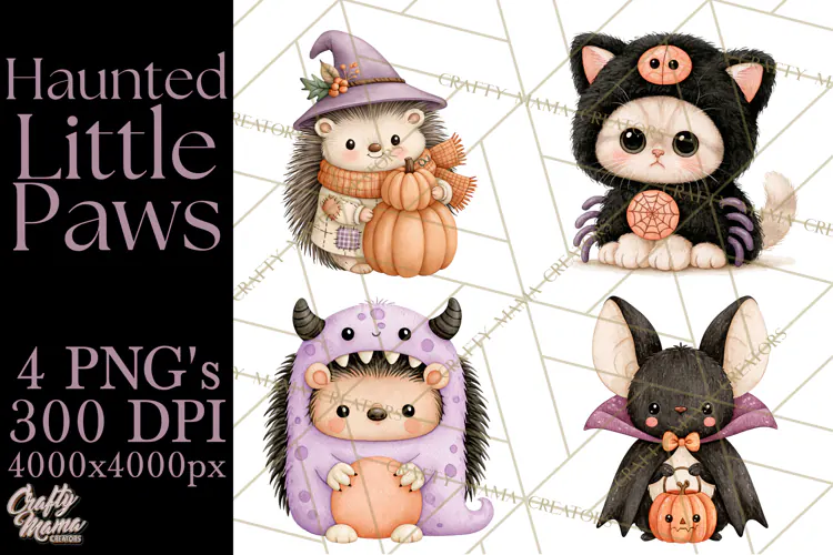 Halloween Costume Animals PNG